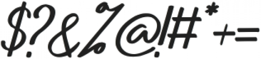 Januworry Italic otf (400) Font OTHER CHARS