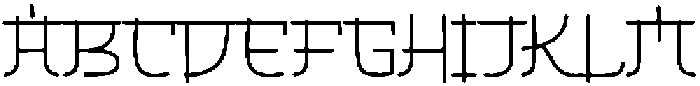 Japan Gate Regular otf (400) Font UPPERCASE