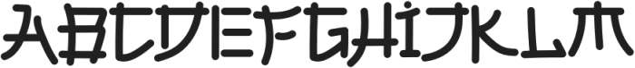 Japan Kimono otf (400) Font UPPERCASE