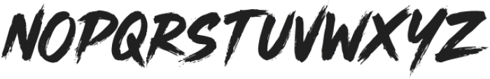 Japanese Brush Font Regular otf (400) Font UPPERCASE
