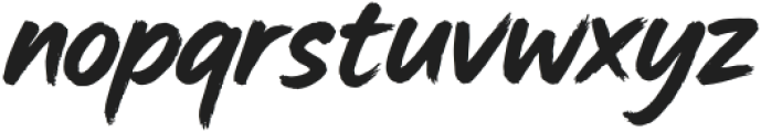 Japanese Brush Font Regular otf (400) Font LOWERCASE