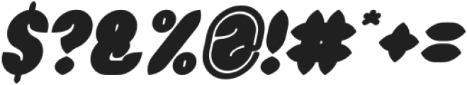 Japanese Javanese Bold Italic otf (700) Font OTHER CHARS