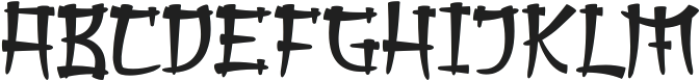 Japanese Neotokyo otf (400) Font UPPERCASE