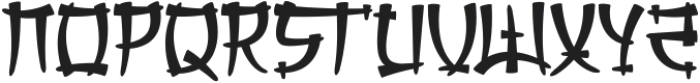 Japanese Neotokyo otf (400) Font UPPERCASE