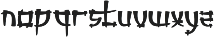 Japanese Neotokyo otf (400) Font LOWERCASE