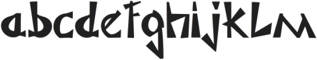 Japonesa FC Regular otf (400) Font LOWERCASE