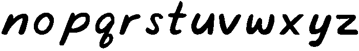 Jardin Regular otf (400) Font LOWERCASE