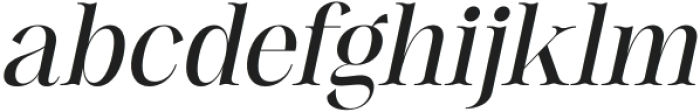 Jarekuh-Italic otf (400) Font LOWERCASE