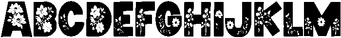 Jasmine Regular otf (400) Font UPPERCASE