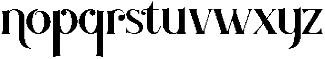 Jasmine otf (400) Font LOWERCASE