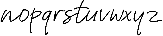 Jasmine otf (400) Font LOWERCASE