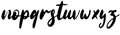 Jasmine otf (400) Font LOWERCASE
