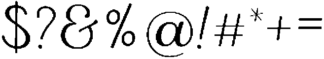 Jasmine otf (400) Font OTHER CHARS
