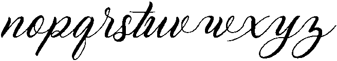 Jasmine otf (400) Font LOWERCASE