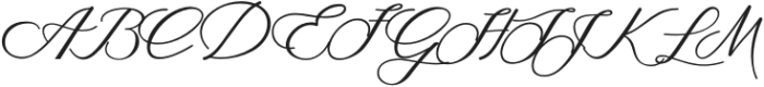 JasmineRosemary Script otf (400) Font UPPERCASE