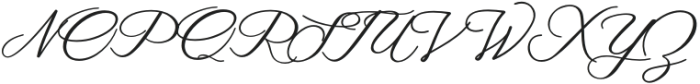 JasmineRosemary Script otf (400) Font UPPERCASE