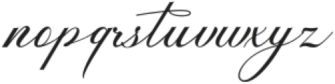JasmineRosemary Script otf (400) Font LOWERCASE