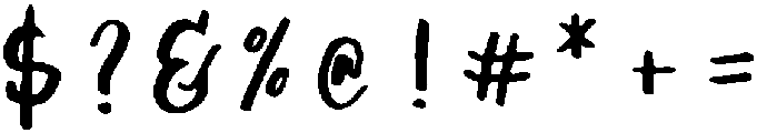 Jasper Regular otf (400) Font OTHER CHARS