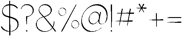 Jasper Regular otf (400) Font OTHER CHARS