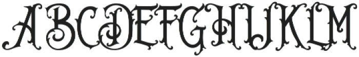 Java Heritages Regular Regular otf (400) Font UPPERCASE
