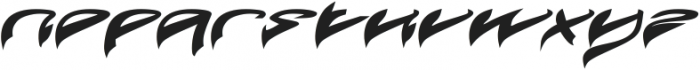 Java Island Bold Italic otf (700) Font LOWERCASE