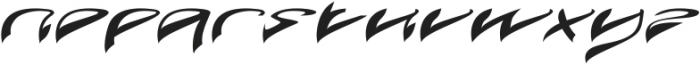 Java Island Italic otf (400) Font LOWERCASE