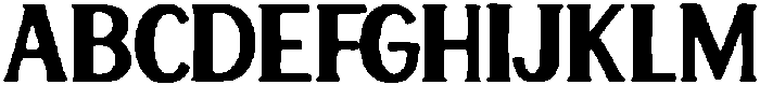 Javu ttf (400) Font UPPERCASE