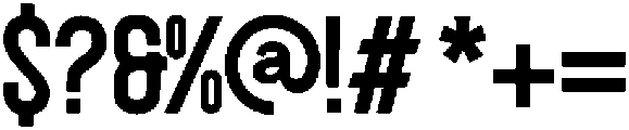 Jaxon Regular otf (400) Font OTHER CHARS