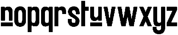 Jaxon Regular otf (400) Font LOWERCASE