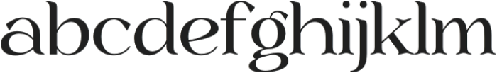 jackger otf (400) Font LOWERCASE