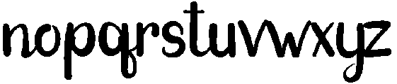 jasmine otf (400) Font LOWERCASE