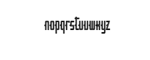 JACKLAND.ttf Font LOWERCASE