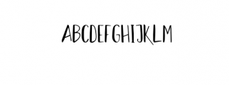 JacintaBrush-Regular.otf Font UPPERCASE