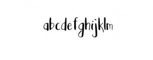 JacintaBrush-Regular.otf Font LOWERCASE