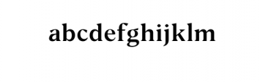 Jadeline Serif.ttf Font LOWERCASE