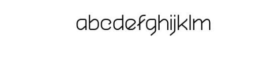 January Typeface Font LOWERCASE