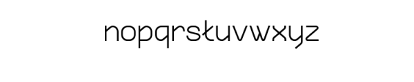 January Typeface Font LOWERCASE