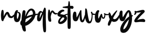 Jasmine Alternate Font LOWERCASE