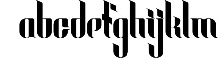 Jager Master Modern Blackletter Font Font LOWERCASE