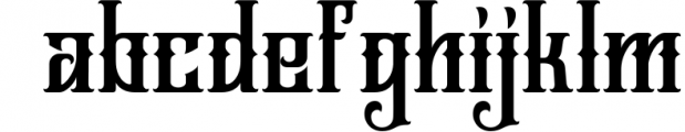 Jailetter Typeface 1 Font LOWERCASE