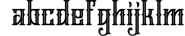 Jailetter Typeface Font LOWERCASE