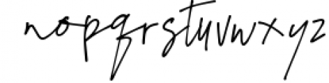 James Black Signature Font Font LOWERCASE