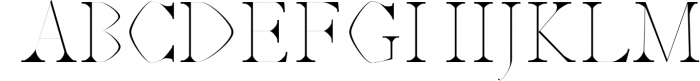 Janecia Serif Typeface 1 Font UPPERCASE