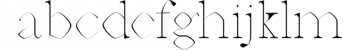 Janecia Serif Typeface 1 Font LOWERCASE