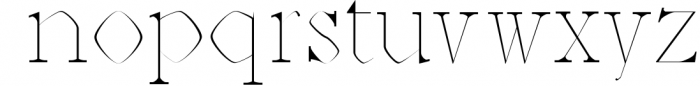 Janecia Serif Typeface 1 Font LOWERCASE