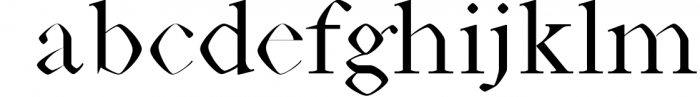 Janecia Serif Typeface Font LOWERCASE