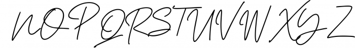 Janethville - Signature Font Font UPPERCASE