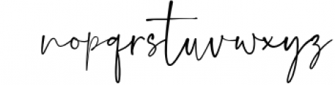 Janetta Signature | New Organic Font 1 Font LOWERCASE