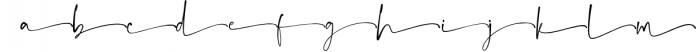 Janetta Signature | New Organic Font Font LOWERCASE