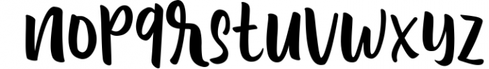 Januari Blossom | A Cute Handwritten Display Font Font LOWERCASE